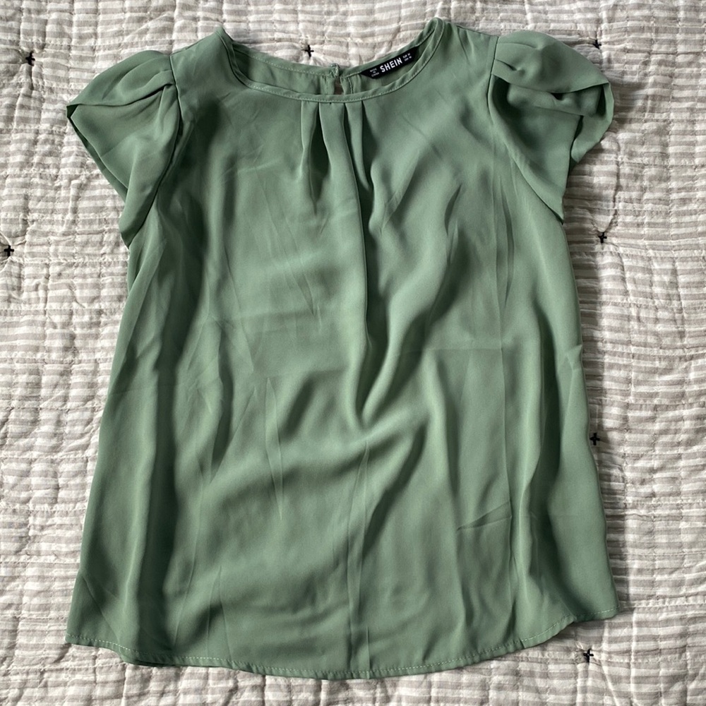 Mint Green Blouse